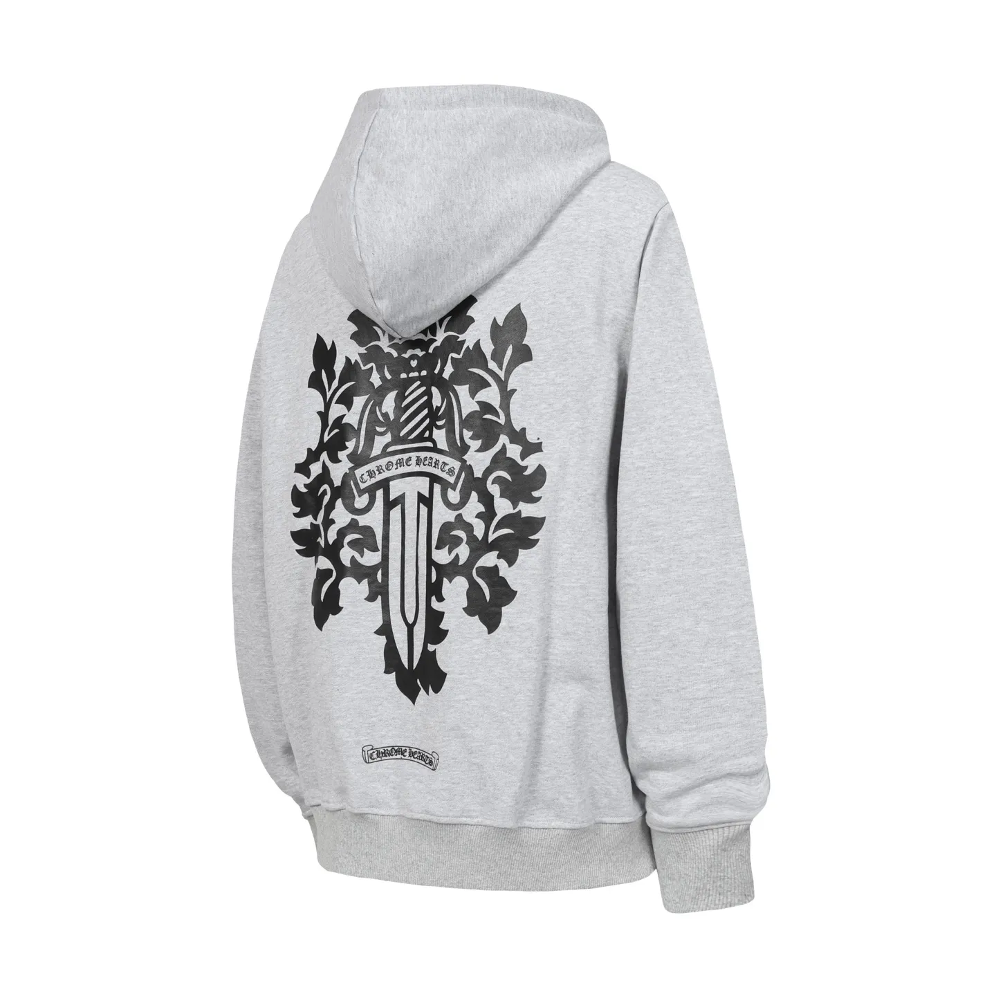P260 -Chrome Hearts/Chrome Hearts Big Sword🗡️Print zipper sweatshirt cardigan jacket -High weight, high density and high quality. The wool is soft and delicate, soft and silky to the touch. Excellent warmth and skin-friendly properties.